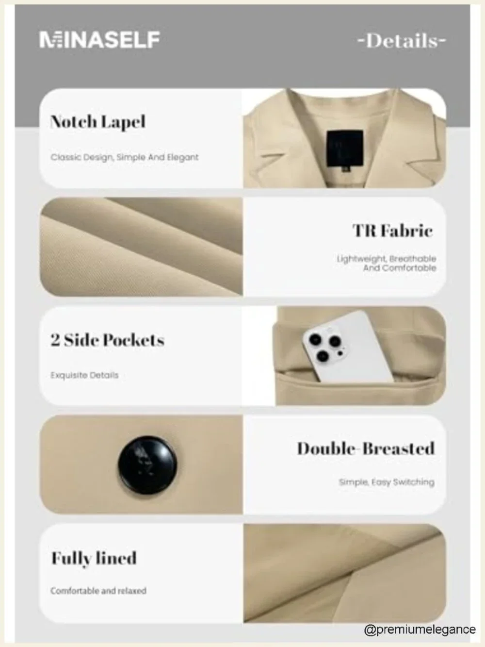 Sleeveless Vest Blazer Womens Business Casual Open Front Notch Lapel